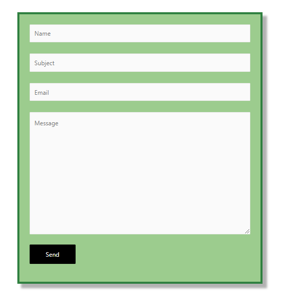 Contact Form 7 Customization | Box Shadow